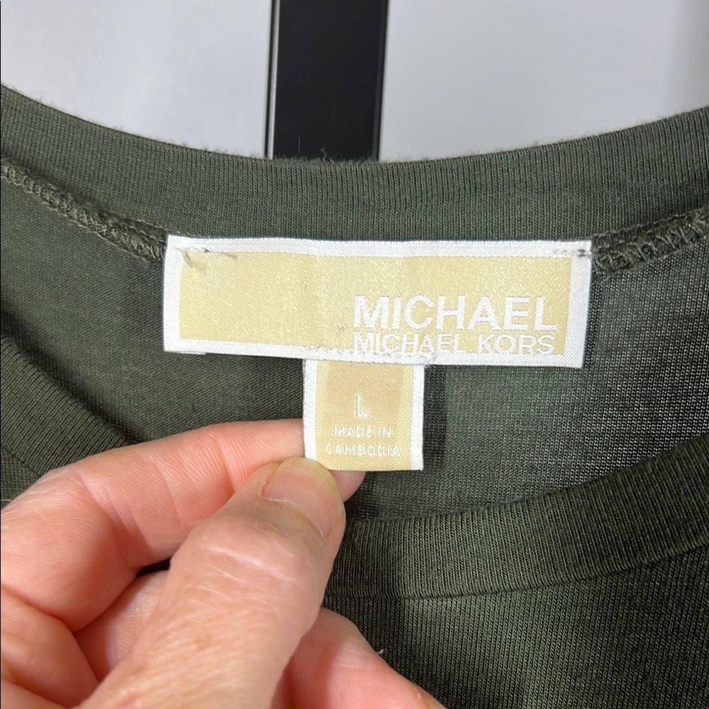 Michael Kors Green Sleeveless Tank Top - Picture 7 of 7